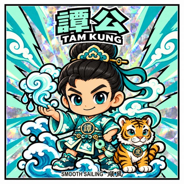 No.01 譚公 幻彩貼紙