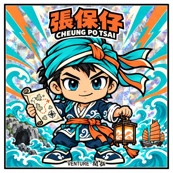 No.05 張保仔 幻彩貼紙