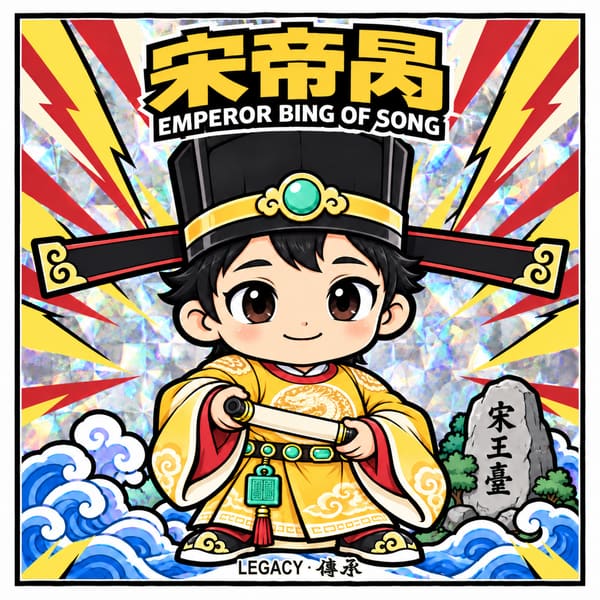 No.07 宋帝昺 幻彩貼紙