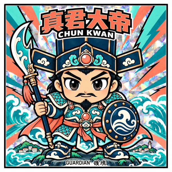 No.10 真君大帝 幻彩貼紙