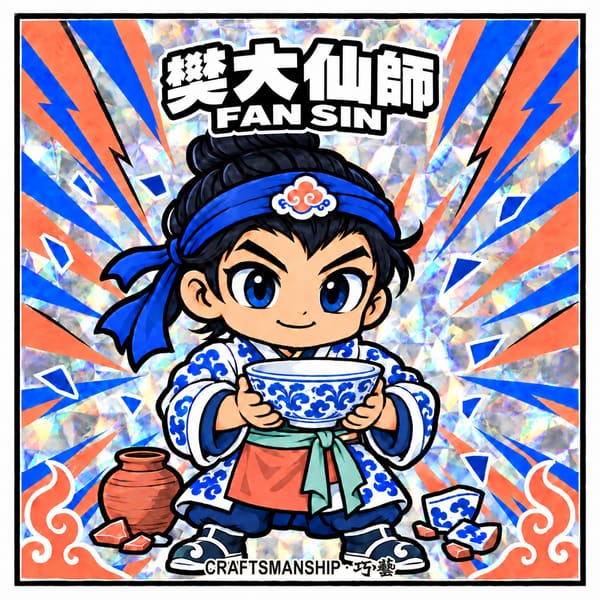 No.16 樊大仙師 幻彩貼紙